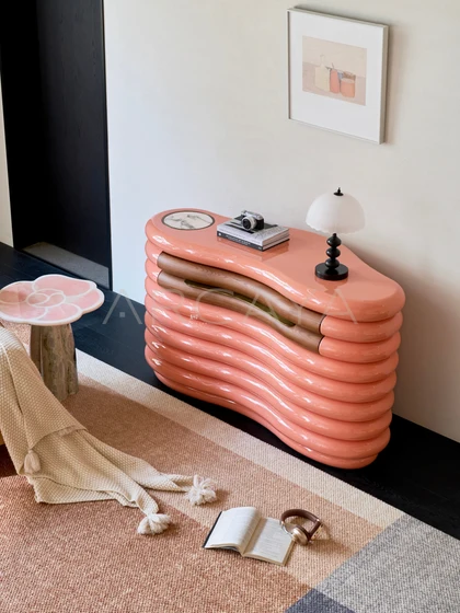 Harbor Mist Sideboard — interior view 04