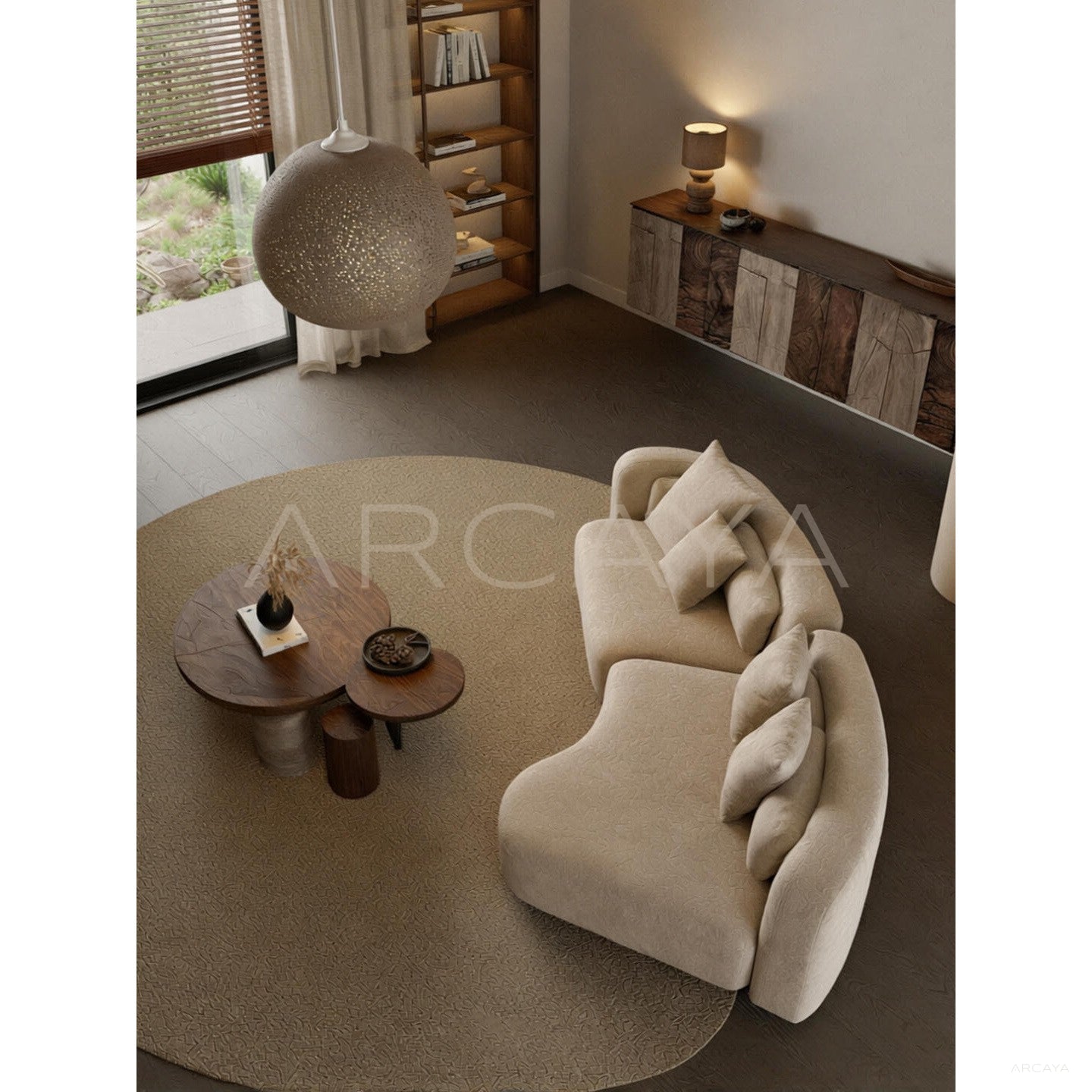 Bessel Curved Sofa