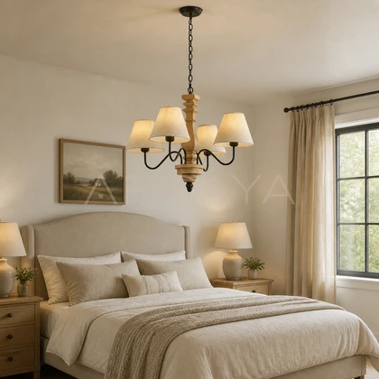 Lucent Ridge Pendant Light — styled interior view 03