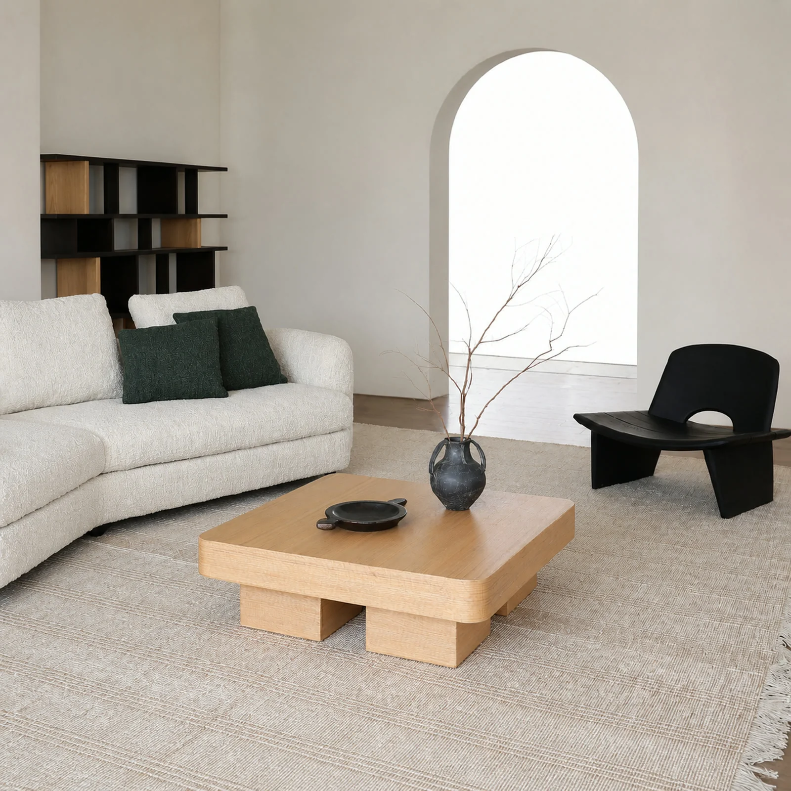 LA744 Coffee Table in a finished interior.