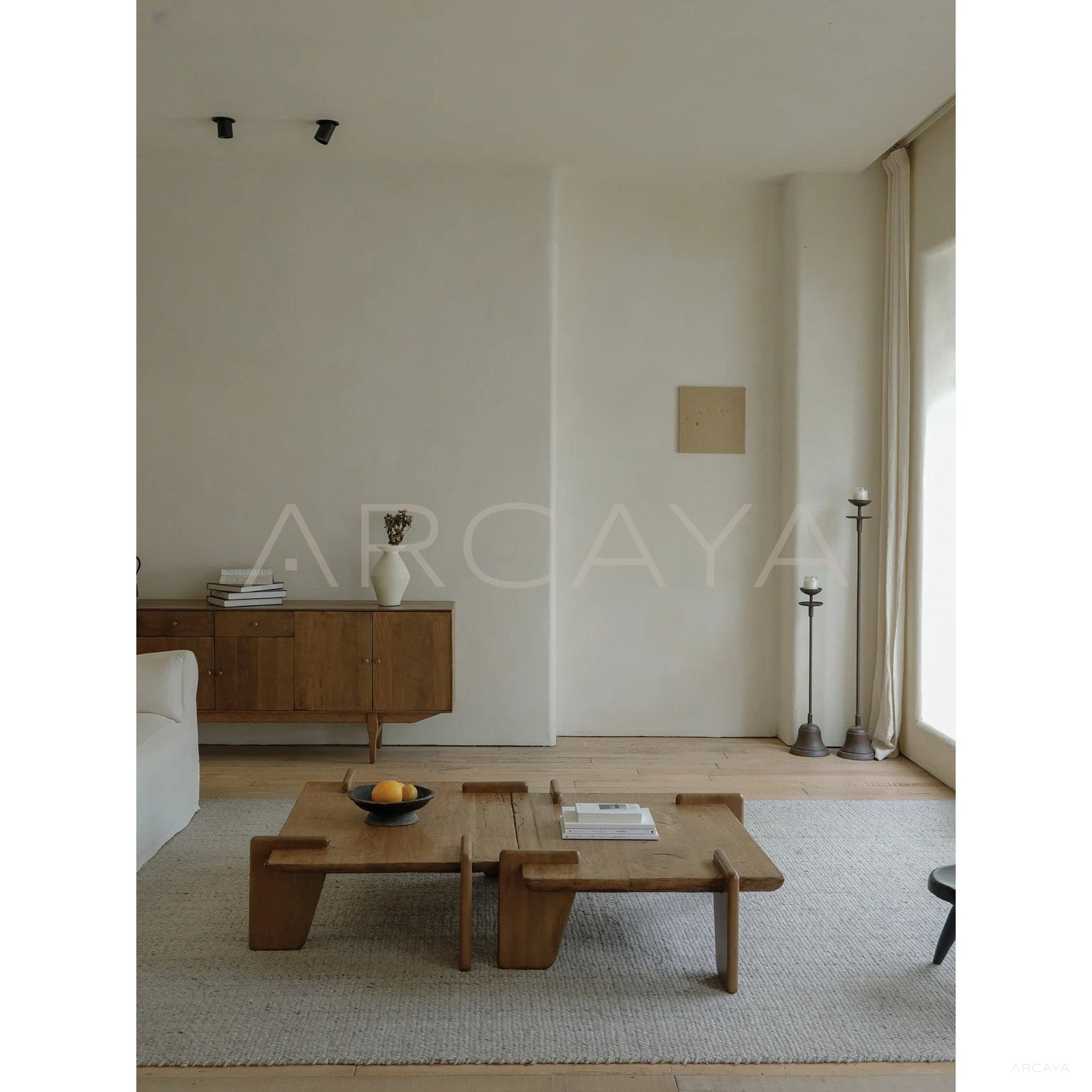 Reclaimed Wood Mid Century Collection — Coffee Table