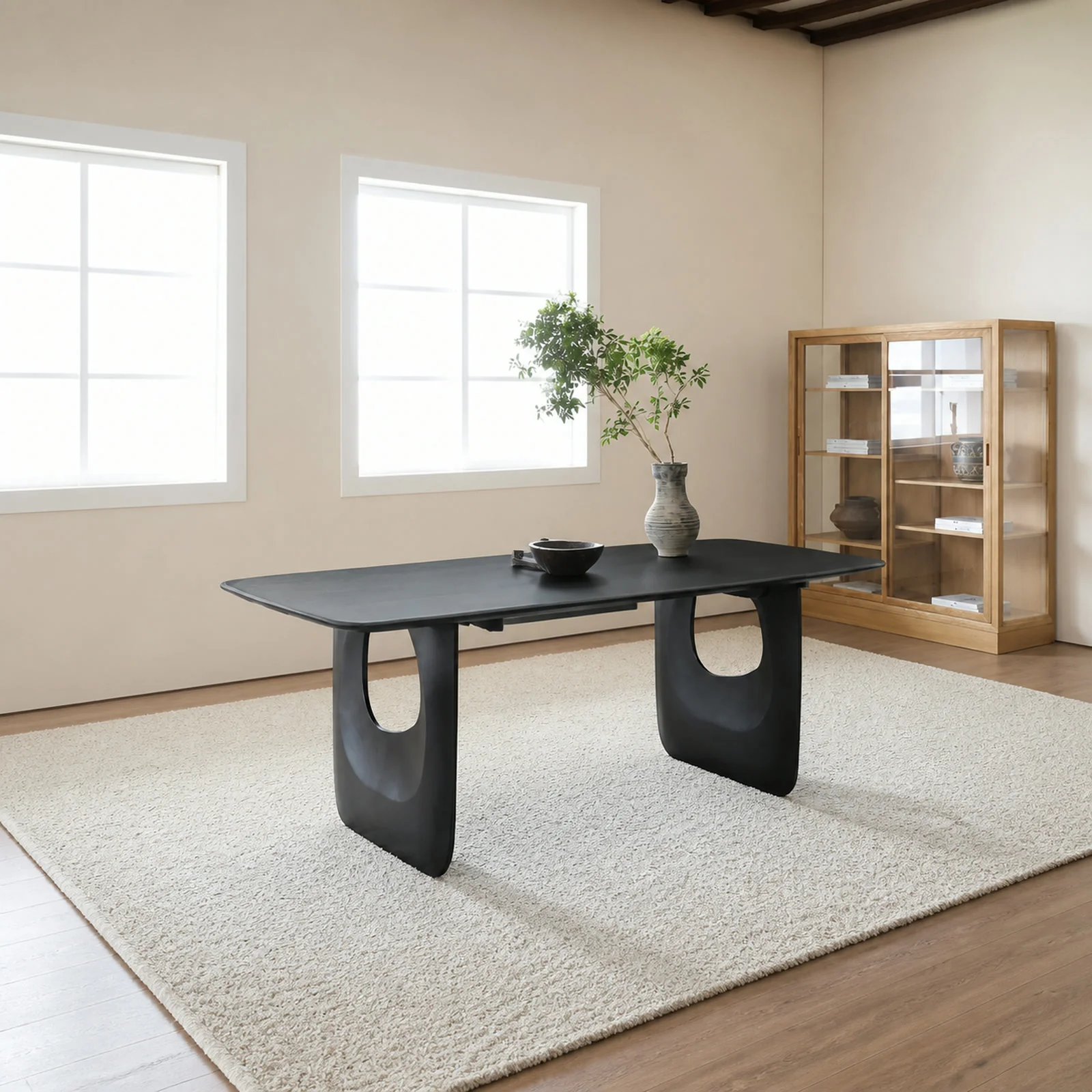 T745 Dining Table in a finished interior.