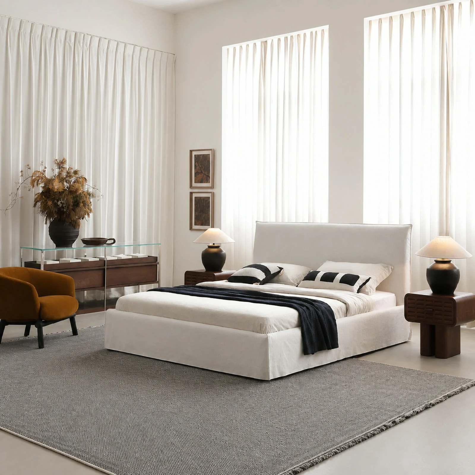 B1108 Bed in a finished interior.