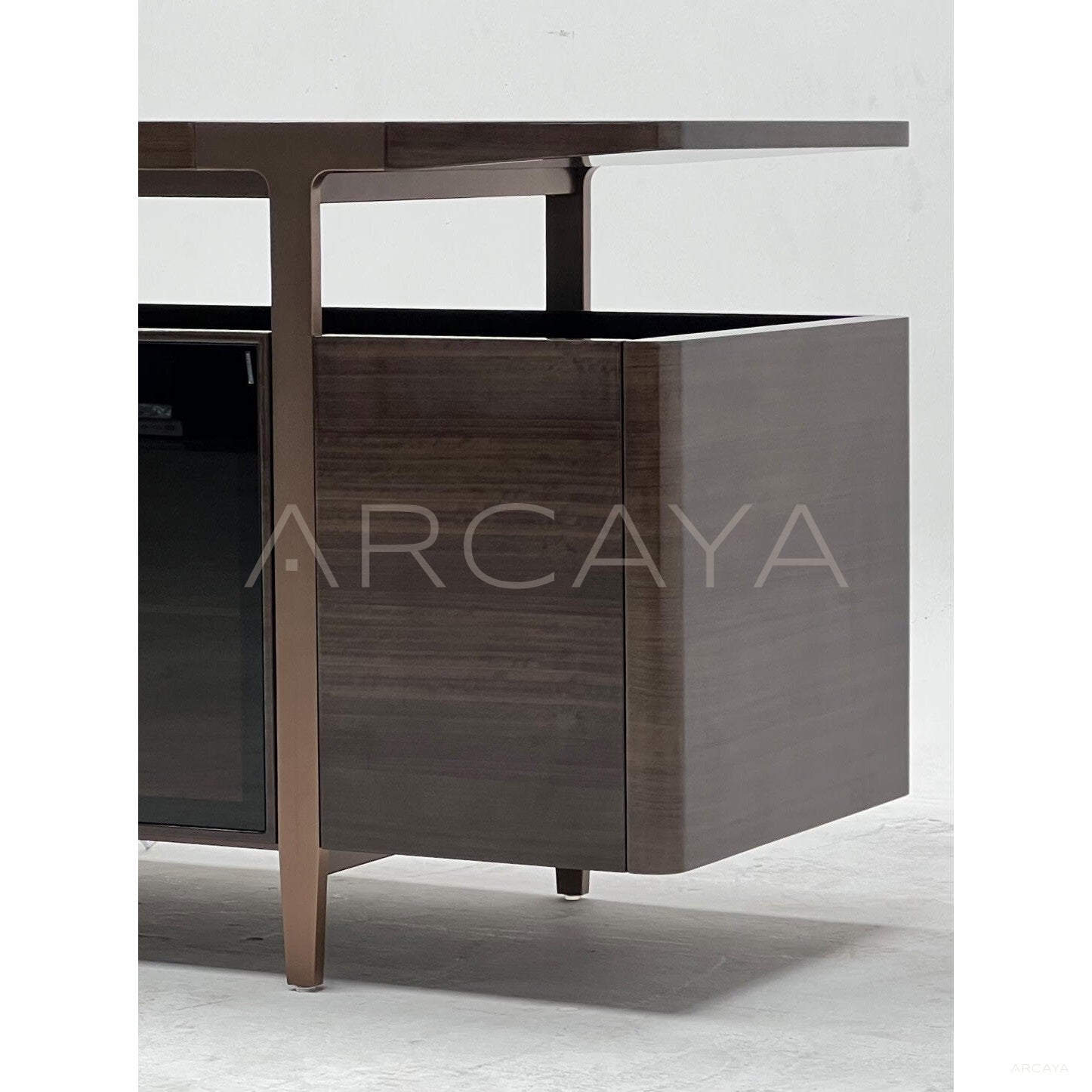 Italian T Shape Metal Frame Sideboard - scene