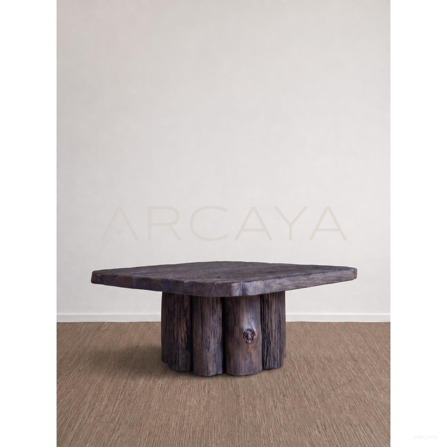 Root Tree Stump Coffee Table - scene