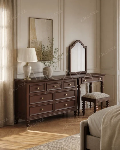 Emily Vanity and Edward Dresser Set — view 02