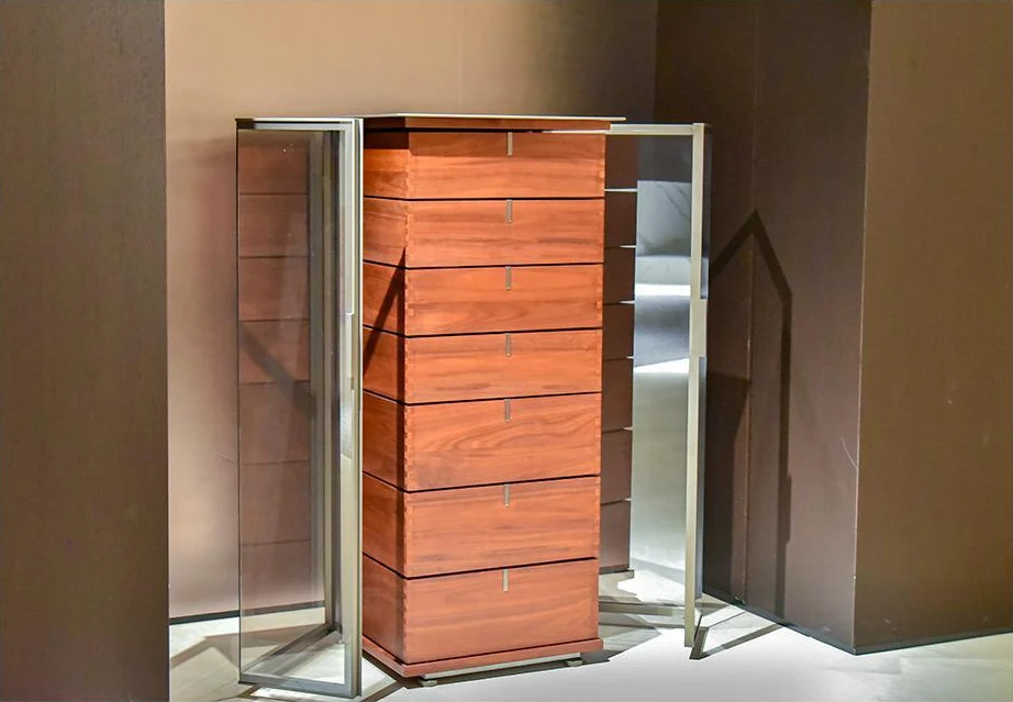 A00267 Cabinet in a finished interior.