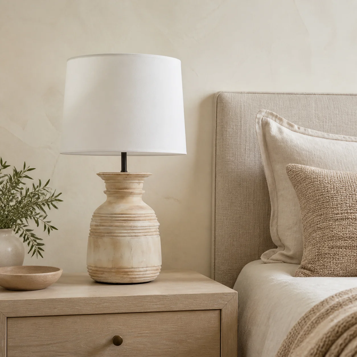 Lucent Vale Table Lamp in a finished interior.