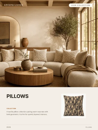 Pillows brochure cover