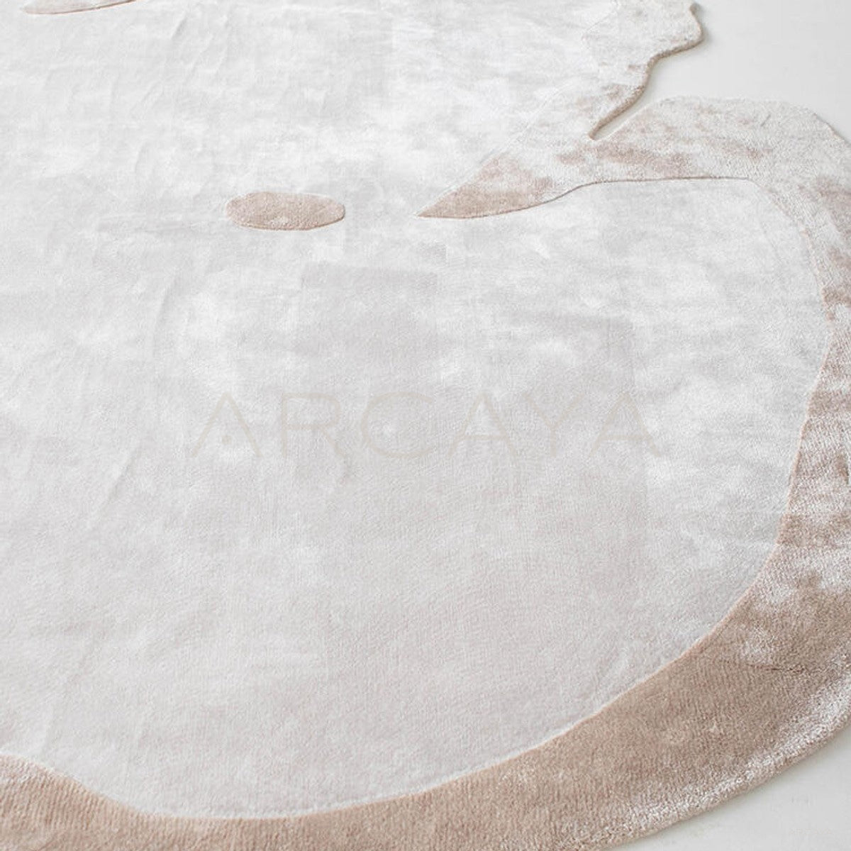 Irregular Organic Shaped Rug - scene