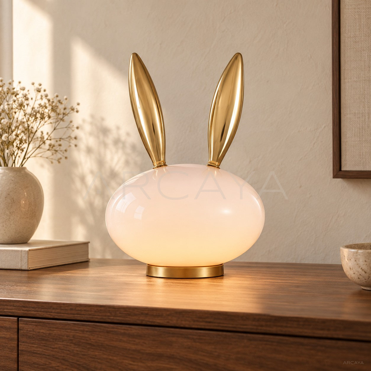 Rabbit Sculpture Table Lamp 80530