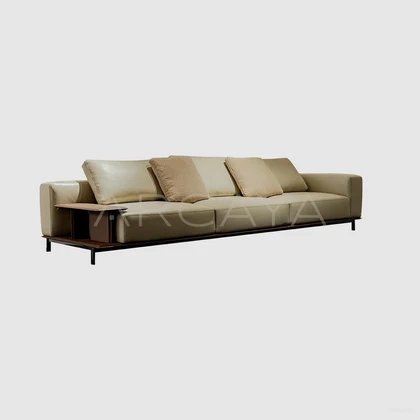 Petra Arc Straight Sofa - front view 05