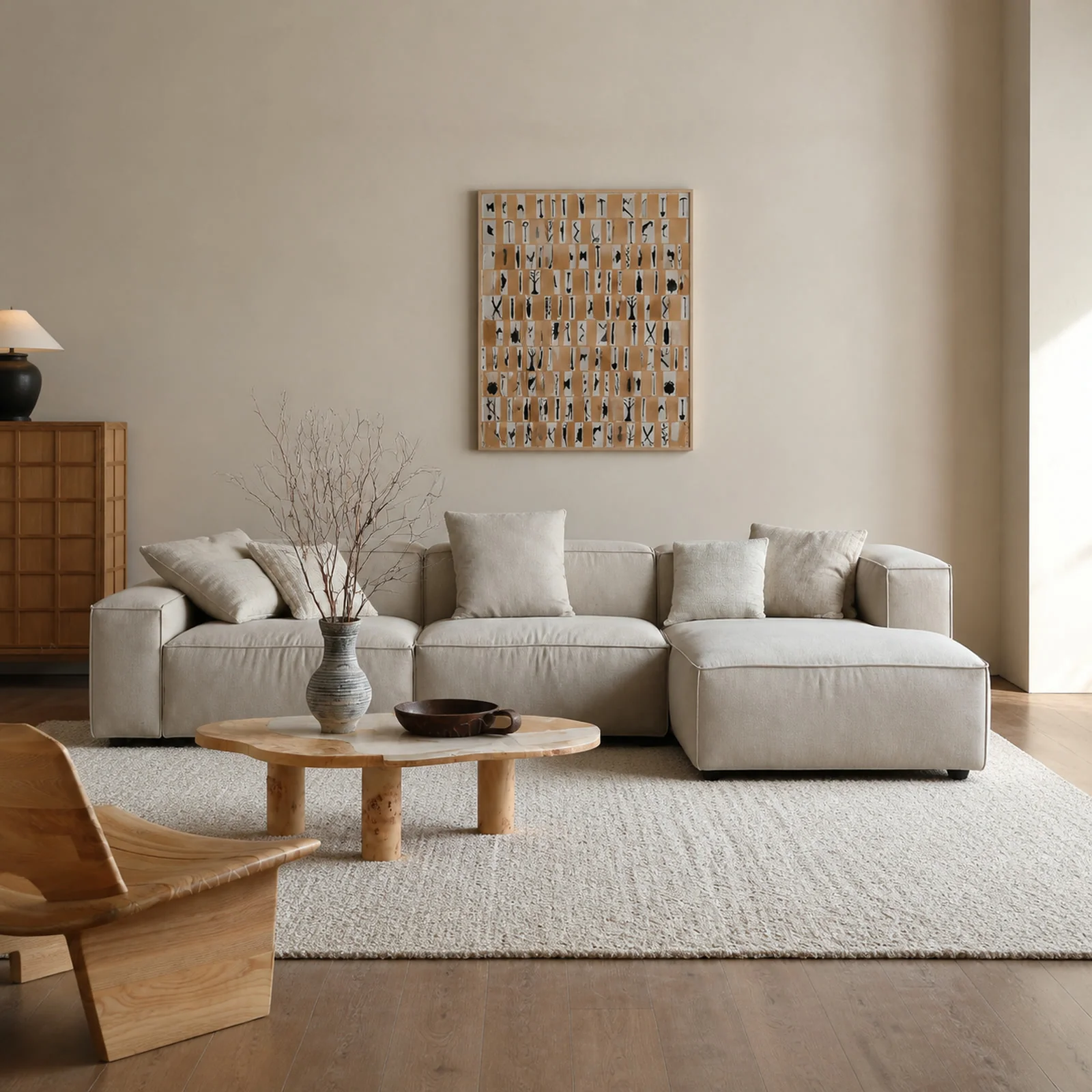 S398-C Sofa in a finished interior.