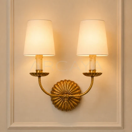 Jovian Wharf Wall Sconce — styled interior view 02