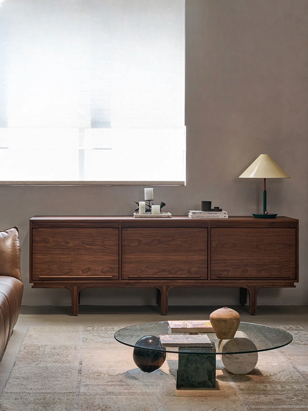 A00027 Cabinet in a finished interior.