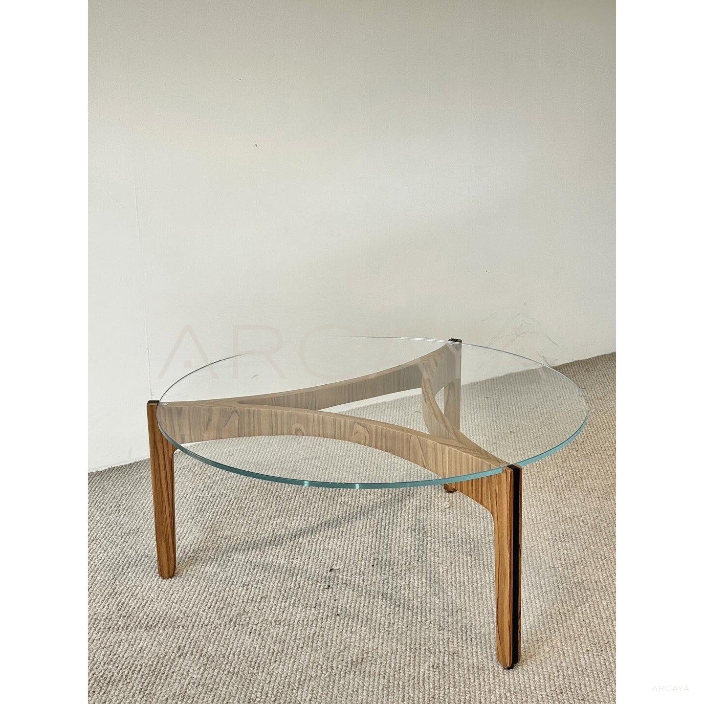 Soft Light Mid Century Coffee Table - scene