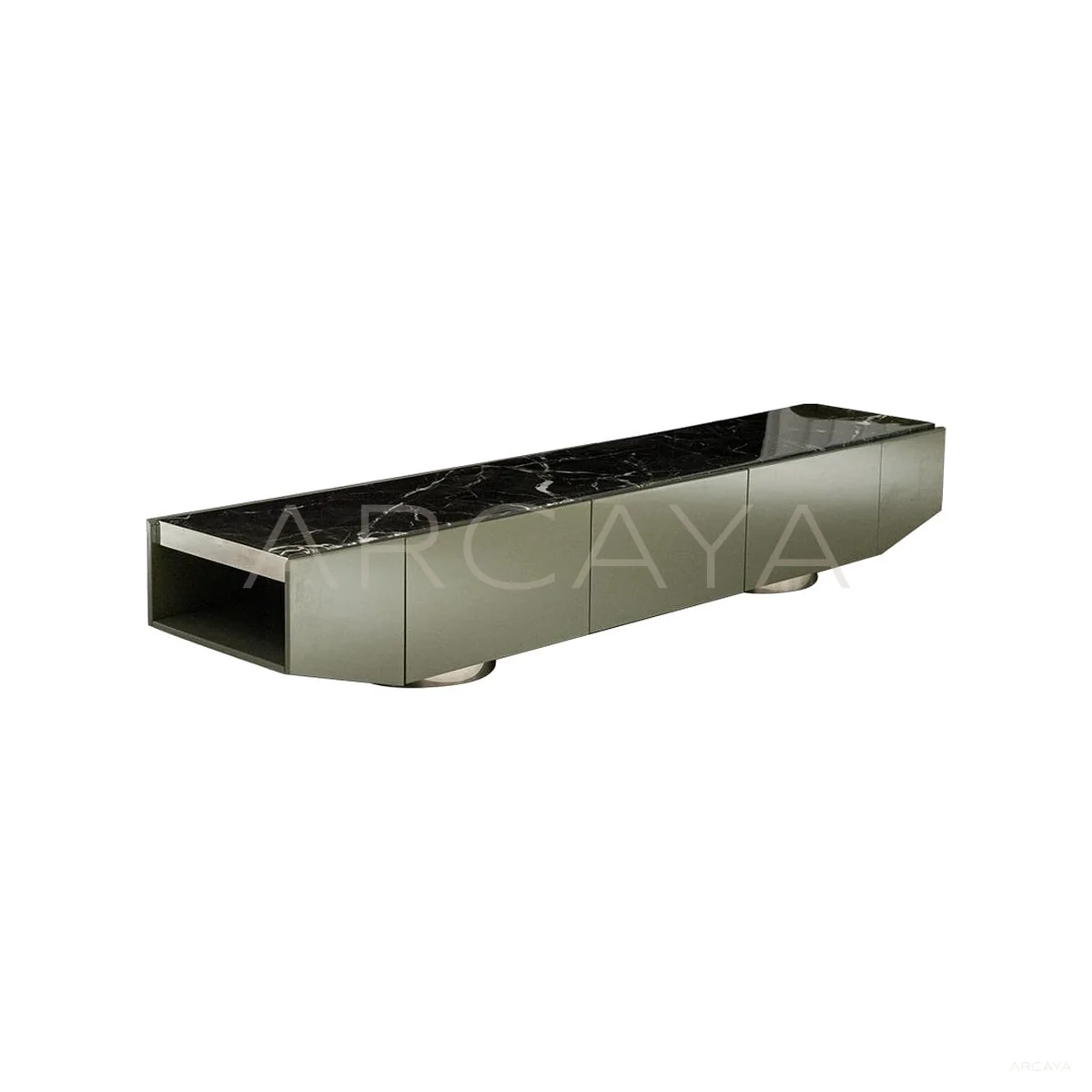 Luma Blanc Cabinet - product view on a white background 01