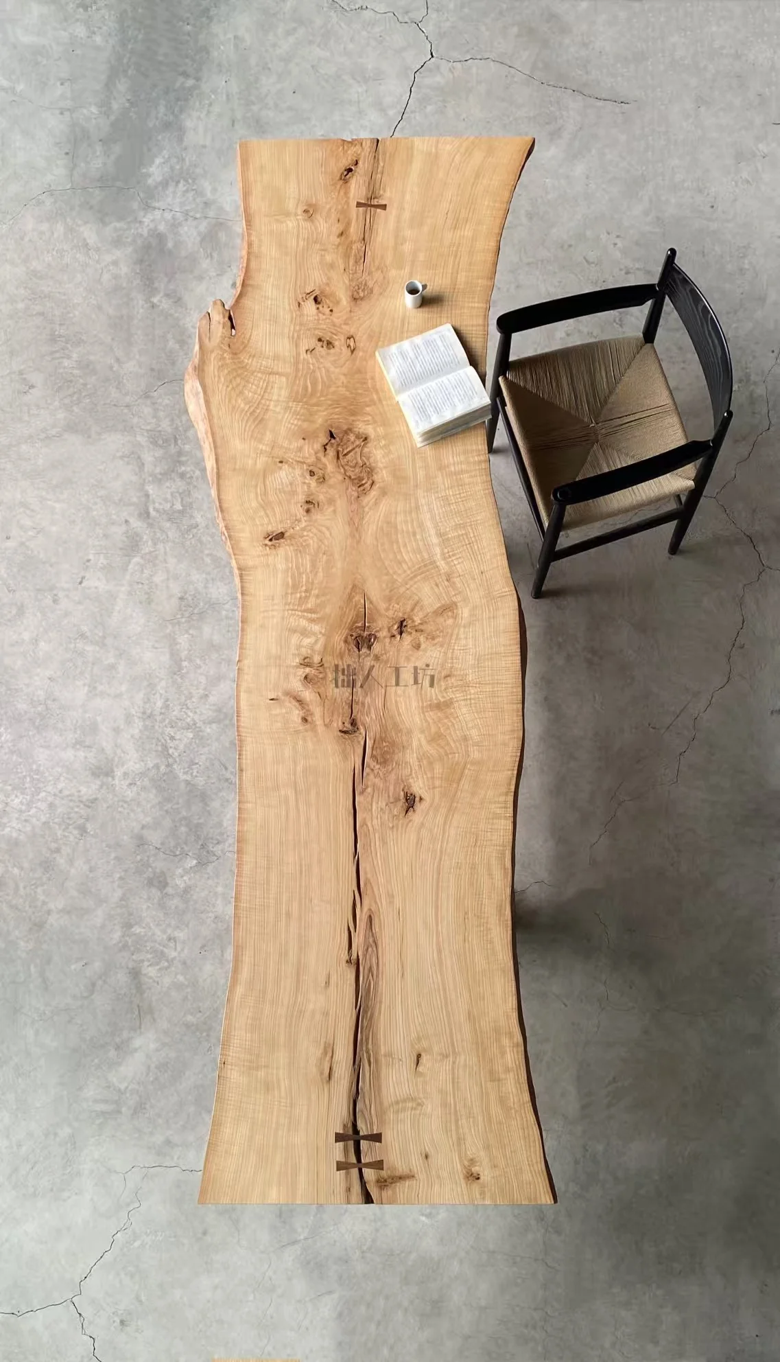 Solace Reef Dining Table in a finished interior.
