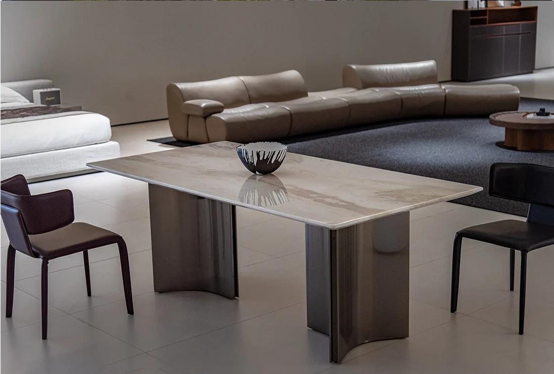 A00066 Dining Table in a finished interior.
