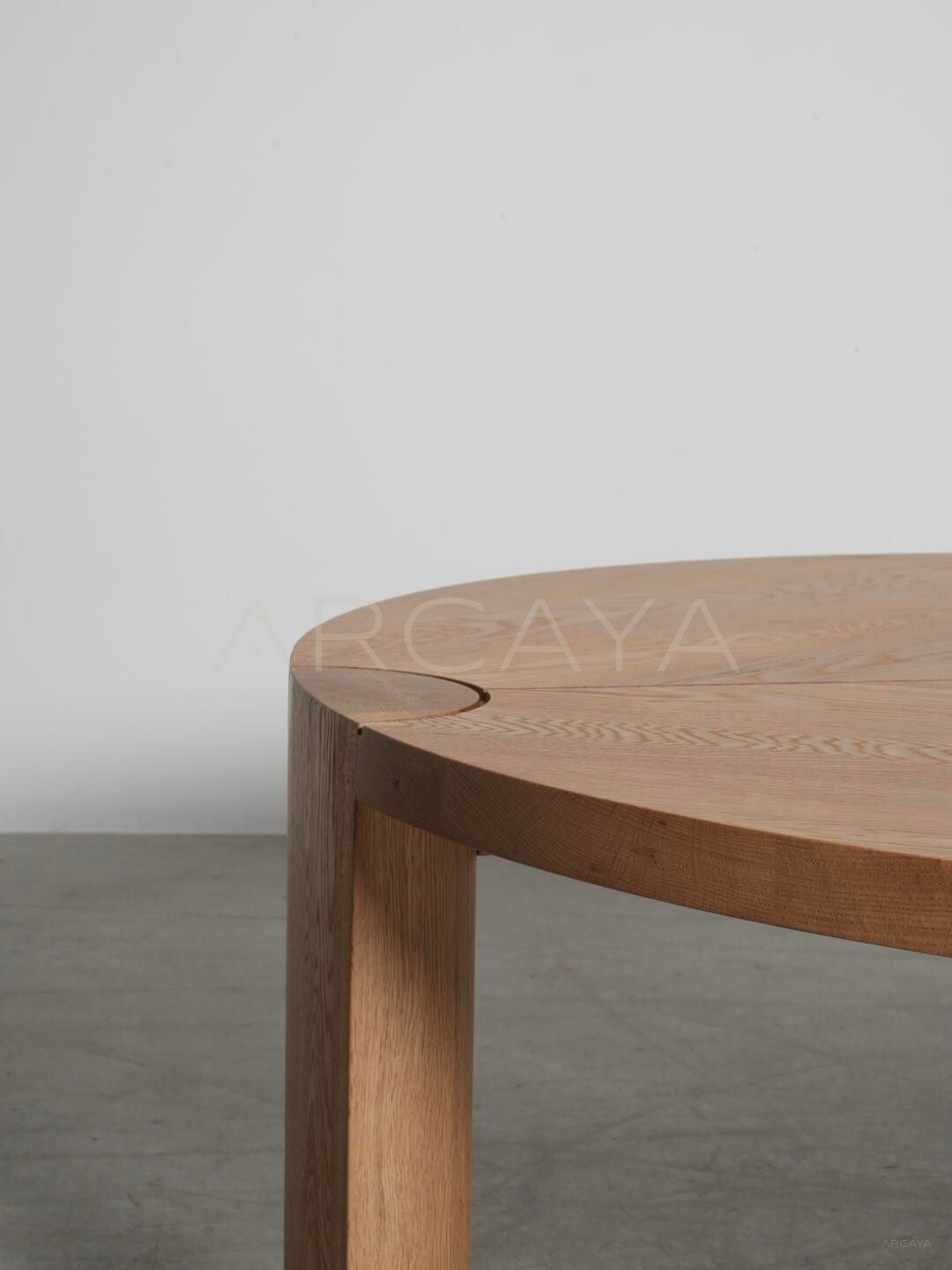 Oak Coffee Table - detail
