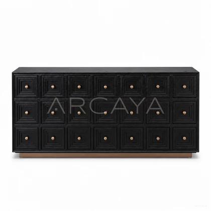 Fiera Ivory Cabinet - front view 01