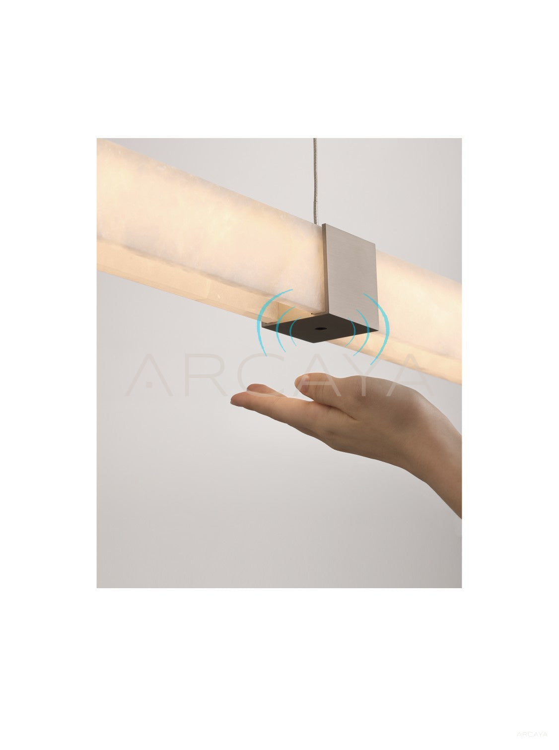Linear Stone Column Pendant Light 23031 - scene