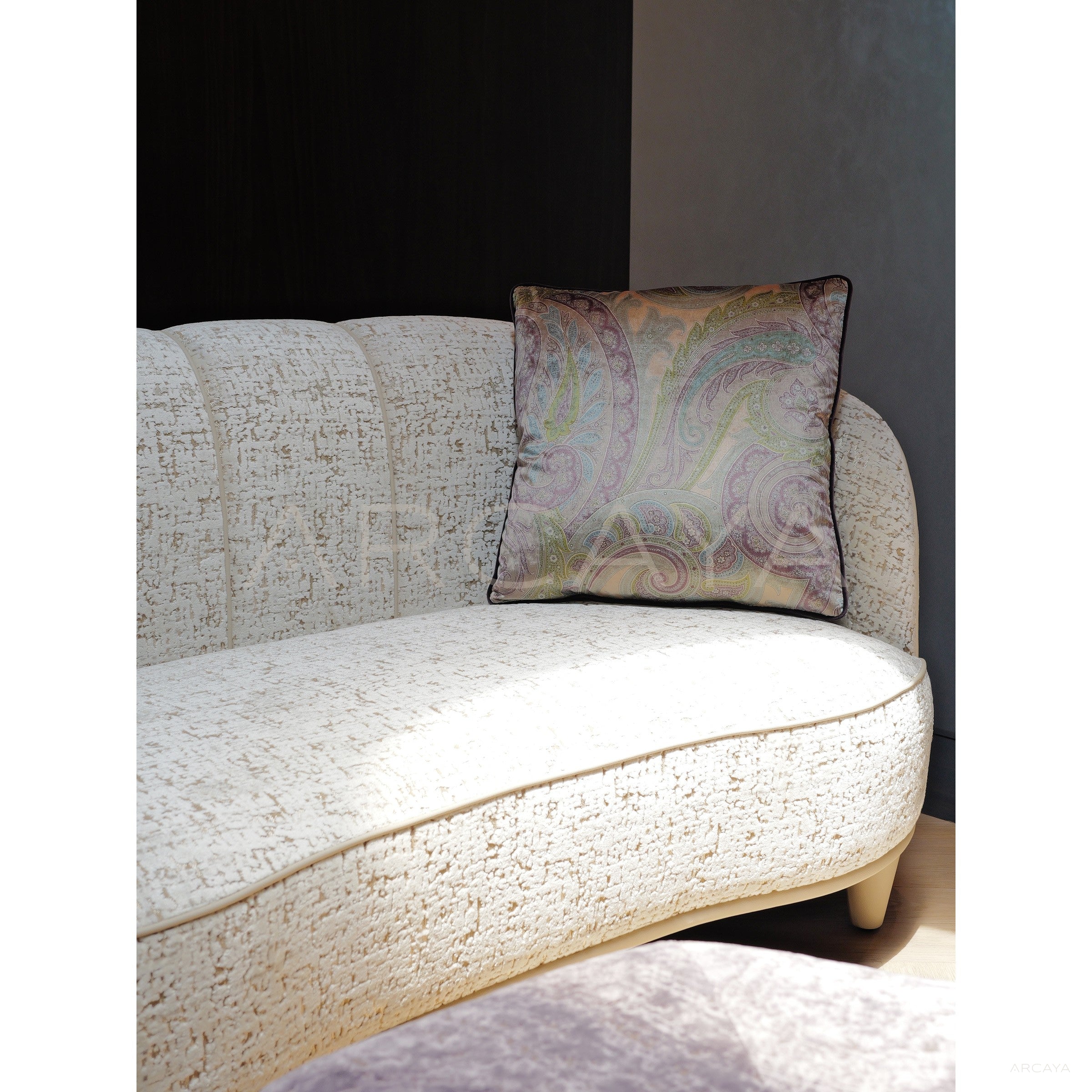 Textured Art Lounge Sofa - scene