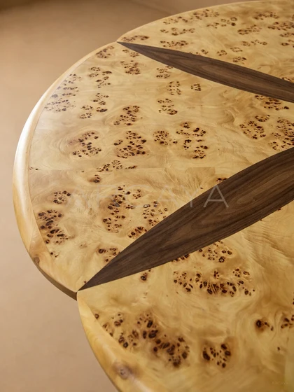 Haven Form Dining Table - front view 06