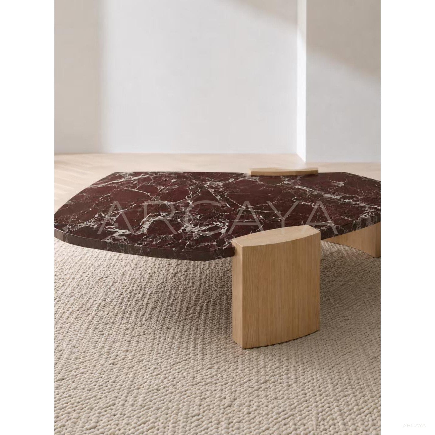 Rosso Levanto Red Coffee Table - scene
