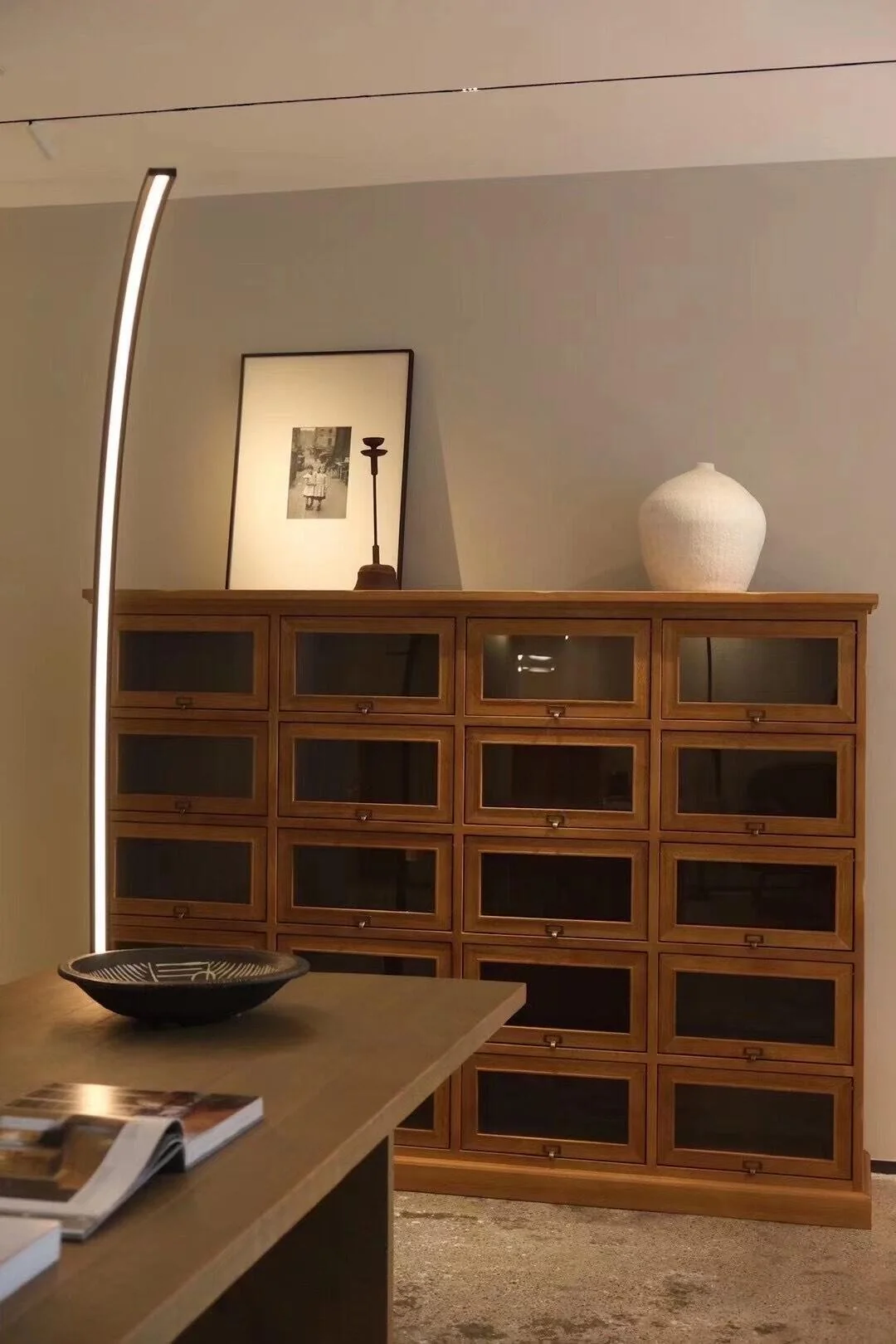 Kestrel Grove Cabinet in a finished interior.
