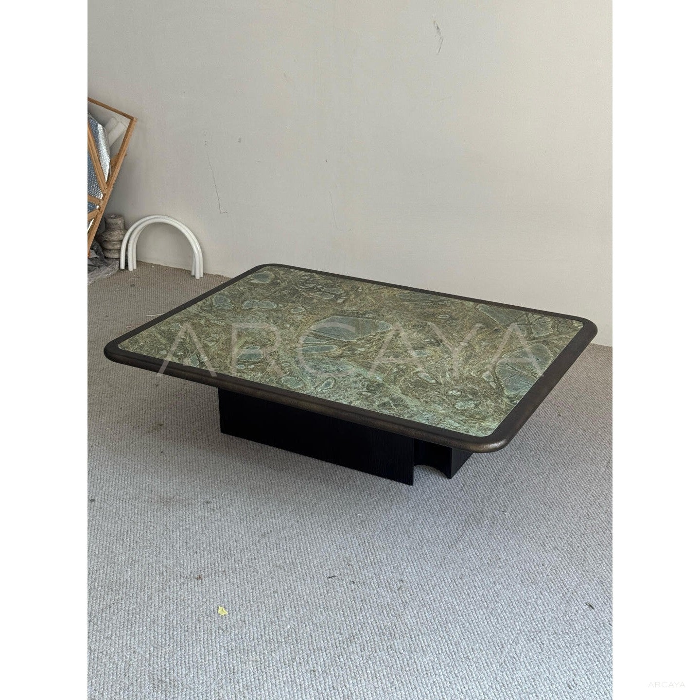 Natural Marble Wabi Sabi Coffee Table - scene
