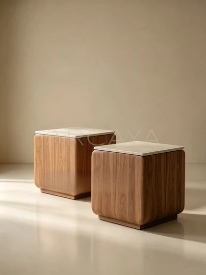 Alba Onyx Nightstand - product view 07