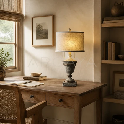 Jovian Cove Table Lamp — styled interior view 03