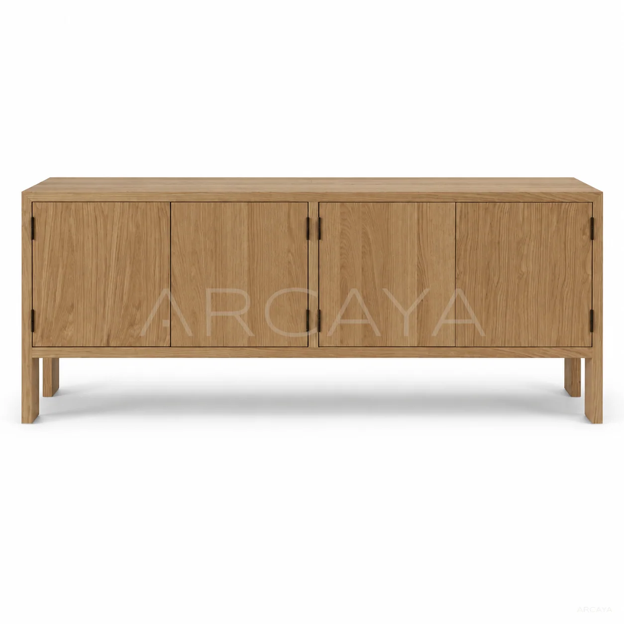 Sable Linen Sideboard - product view on a white background 01