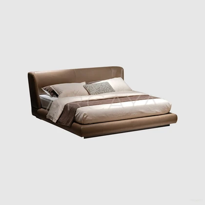 Liora Elm Bed - front view 03