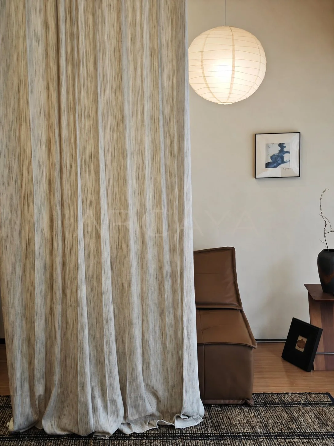 Reed Oak Curtain Panel