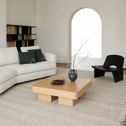Bria Cedar Coffee Table - front view 01