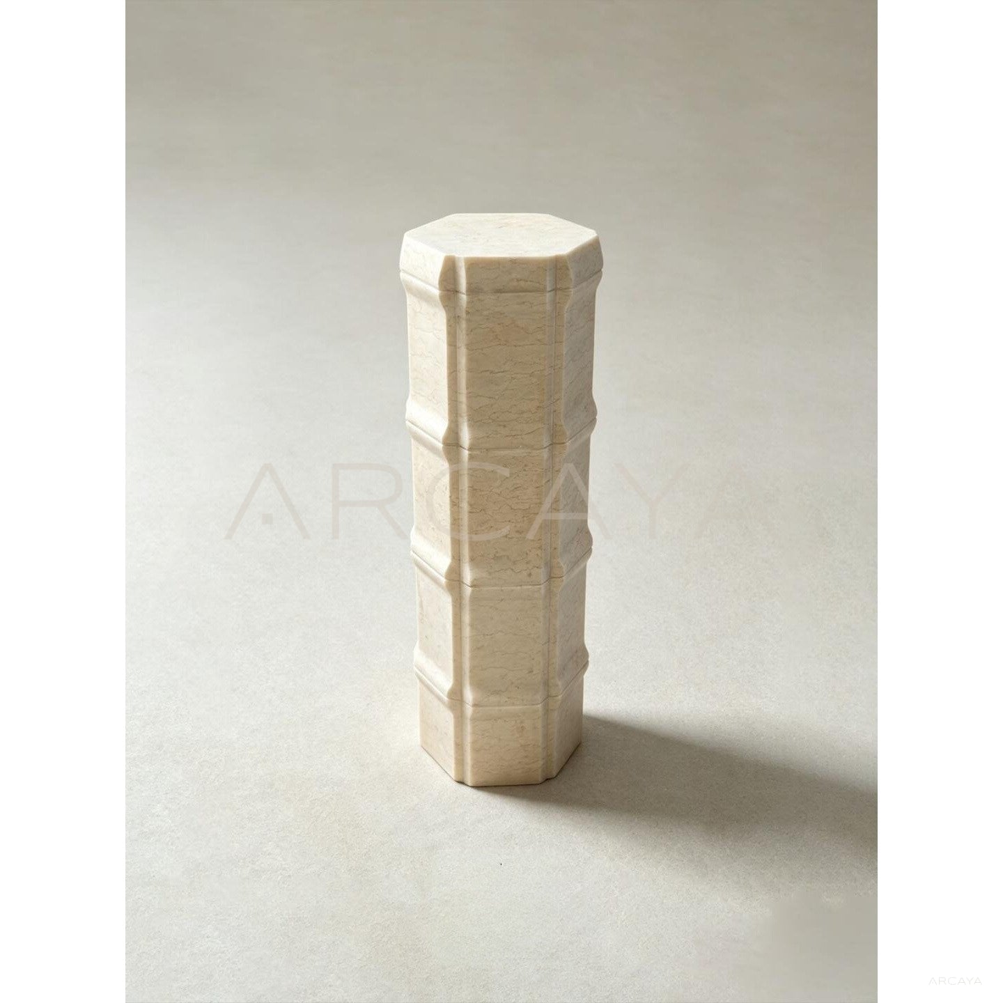 Aston Zhucong Bamboo Cong Piece — Side Table - scene