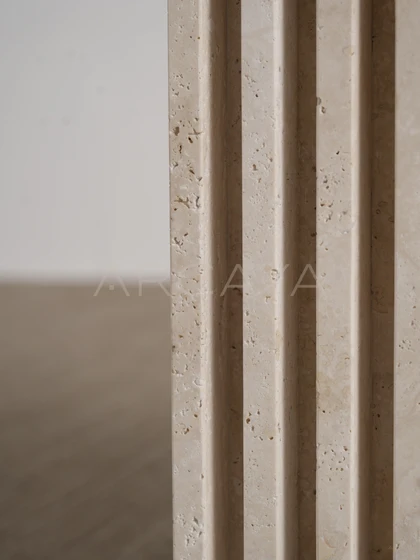 Enna Sienna Side Table - front view 33