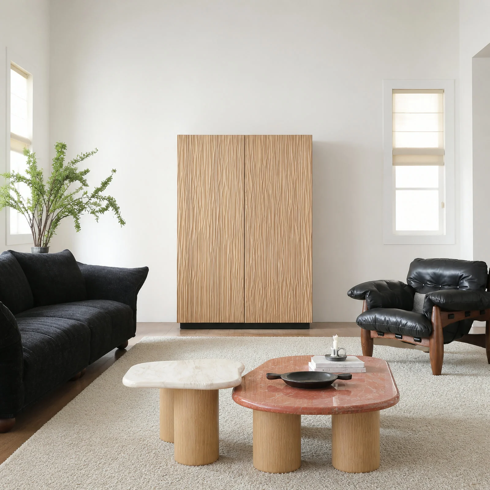 DC729 Cabinet in a finished interior.