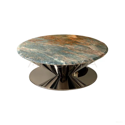 Maren Blanc Coffee Table - product view on a white background 01