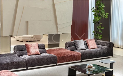 Orla Terrace Straight Sofa - front view 01