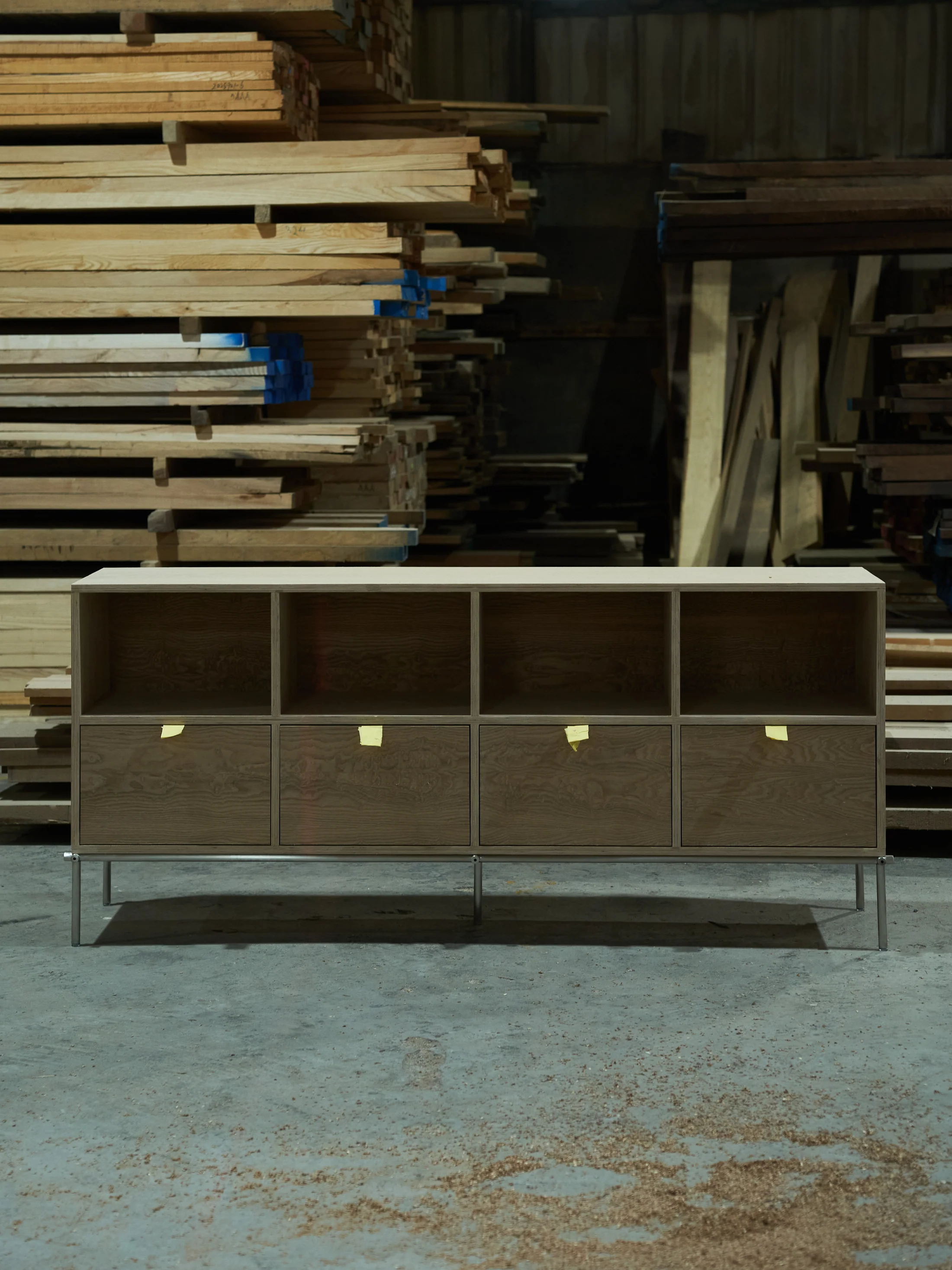 Marlow Bloom Cabinet in a finished interior.