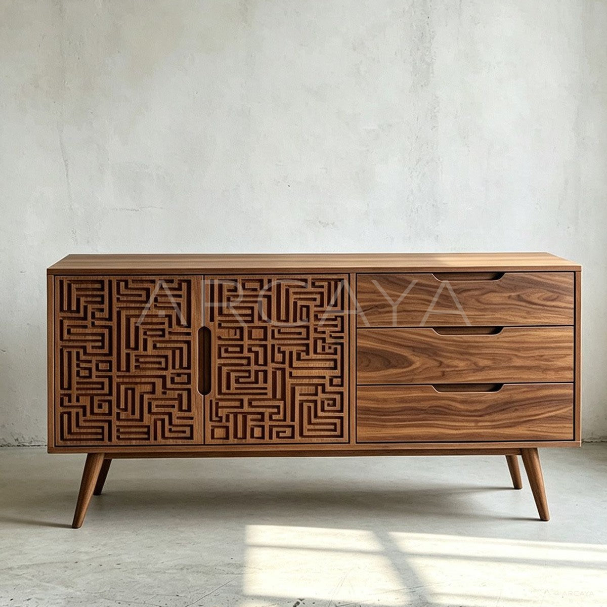 Carved Buffet Sideboard