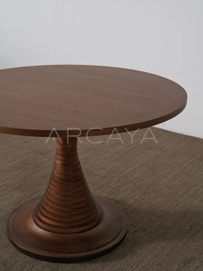 Enna Field Dining Table - front view 28