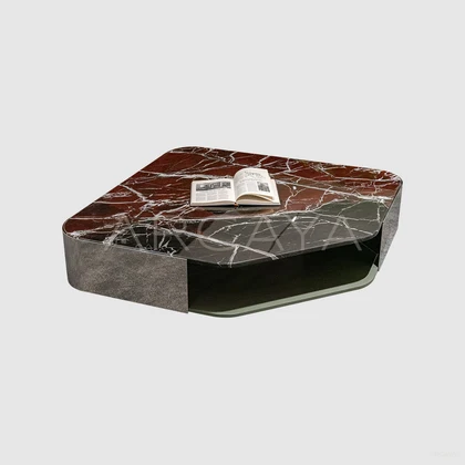 Mira Birch Coffee Table - front view 03