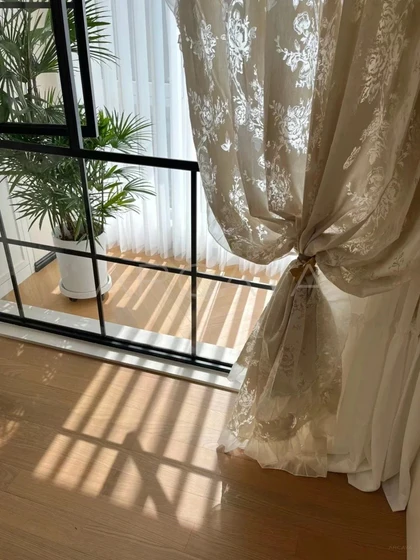 Reed Nest Curtain Panel — interior view 05