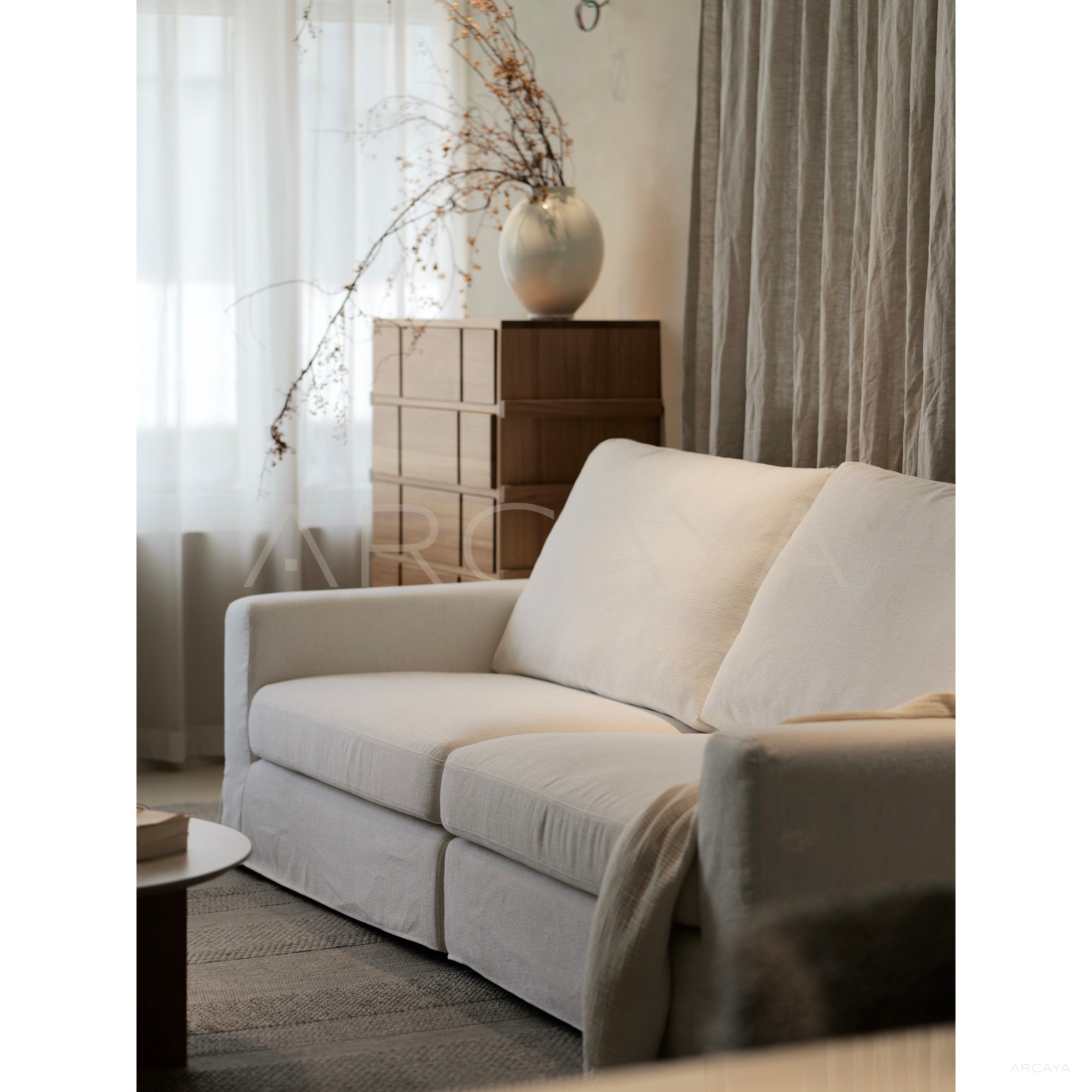 Dio Floating Island Sofa - scene