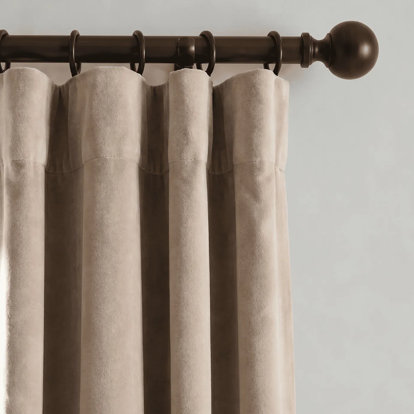 Premium Matte Velvet Window Curtain Fabric