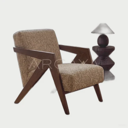 Sable Wood Decorative Object — neutral background 01